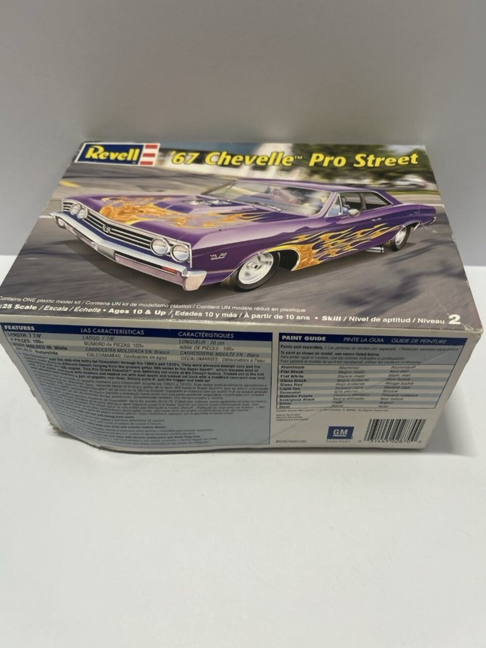 Revell 1967 '67 Chevelle Pro Street 85-2870 1/25 Scale Model Kit 2005 Open Start